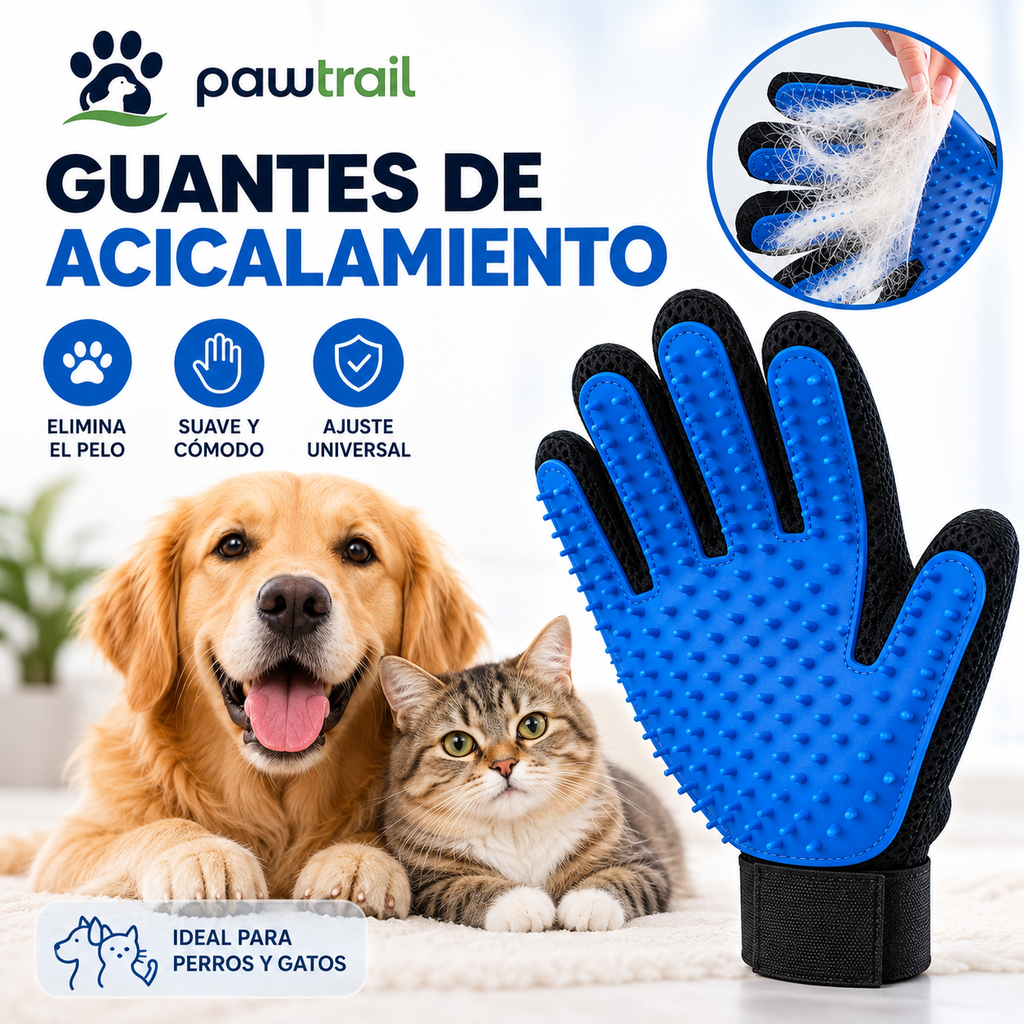 Guante Quitapelo Premium para Perros