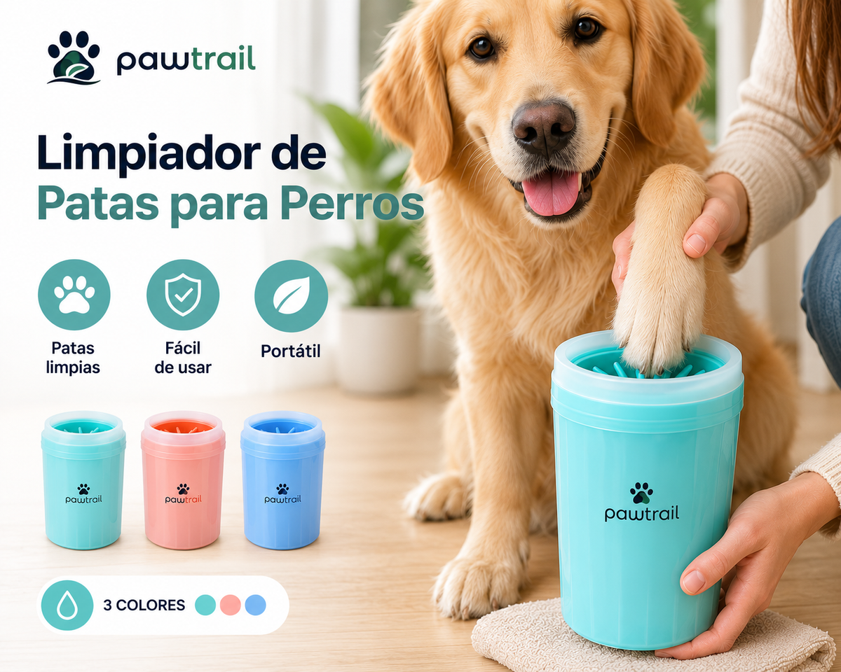 Limpiador de patas para perros